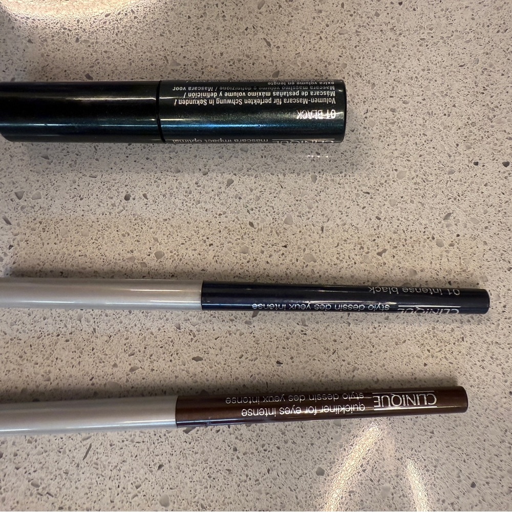 Clinique Eyeliner & mini mascara - Black and Brown NEW